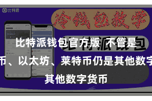 比特派钱包官方版  不管是比特币、以太坊、莱特币仍是其他数字货币